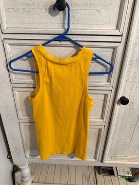 Sunshine Ribbed Tank Top - Women's Yellow